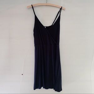 Black spaghetti strap dress